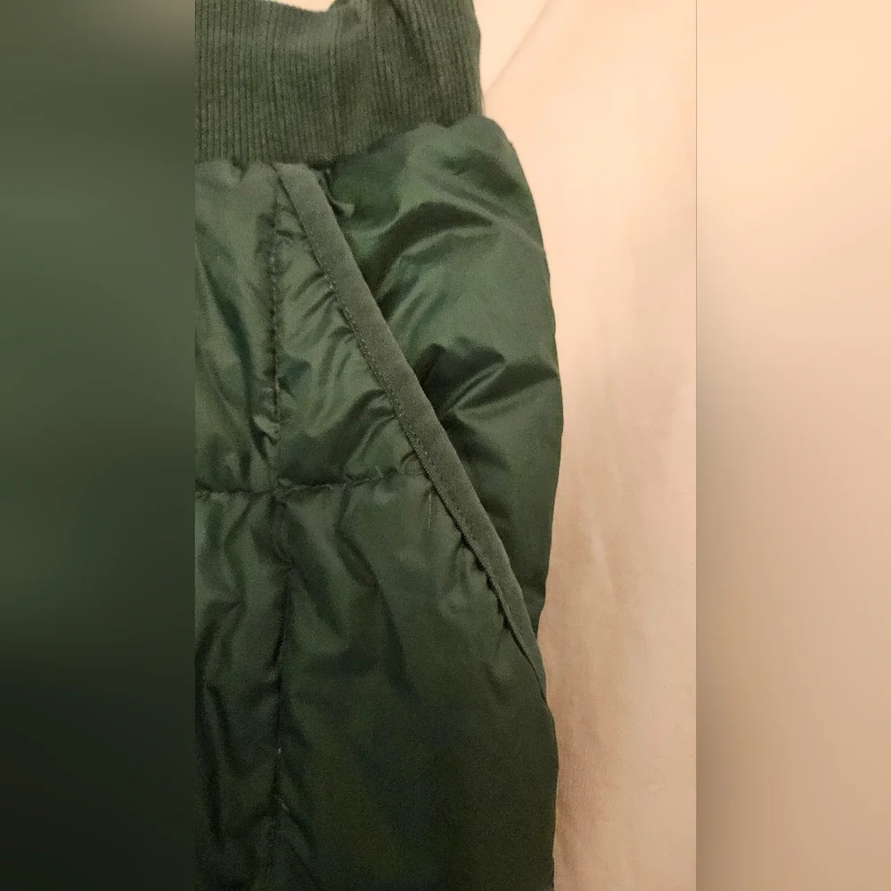 Warm Green Quilted Pants - Picture 4 of 5